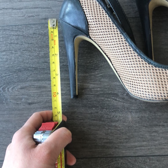 BCBGeneration Mesh ankle Strap Heels - Picture 6 of 7